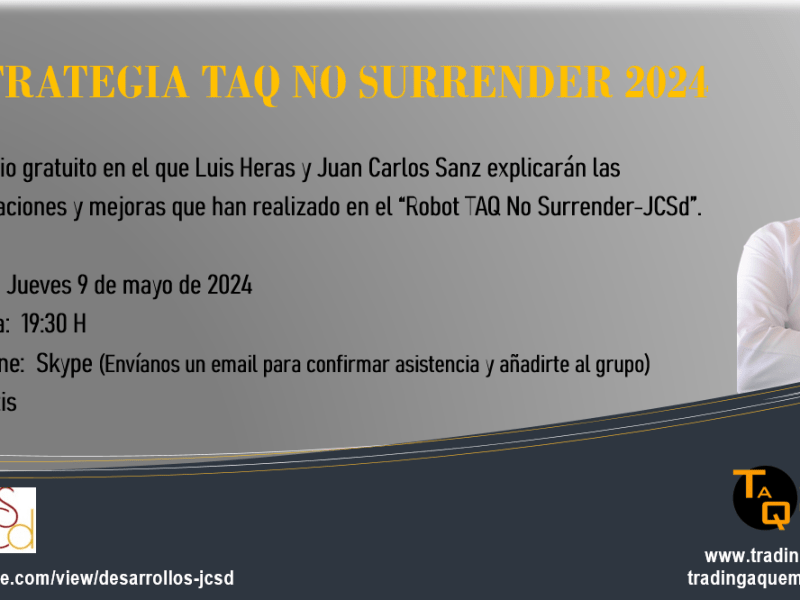 Seminario gratuito Estrategia TAQ No Surrender